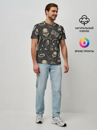 Мужская базовая футболка / Рок-музыка