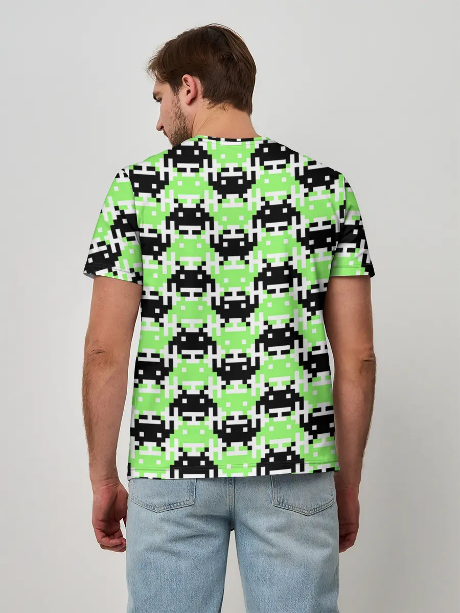 Мужская базовая футболка / Space Invaders | Old game