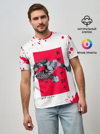 Мужская базовая футболка / Young Kratos