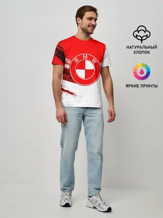 Мужская базовая футболка / bmw uniform