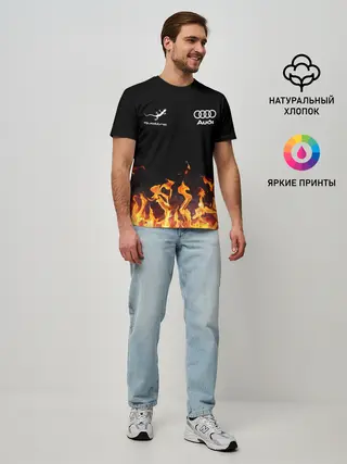 Мужская базовая футболка / Audi Ауди