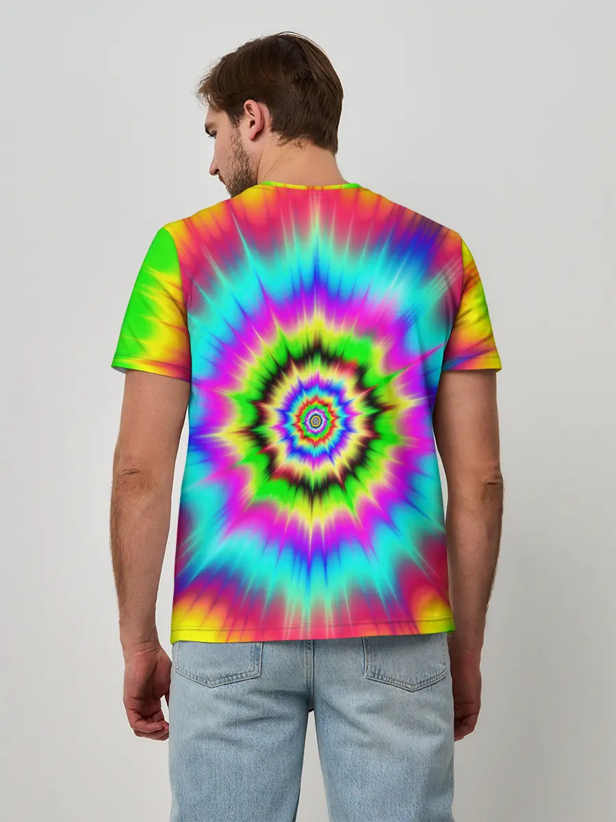 Мужская базовая футболка / ОПТИЧЕСКИЙ УЗОР