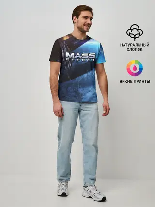 Мужская базовая футболка / MASS EFFECT