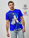 Мужская базовая футболка / SONIC
