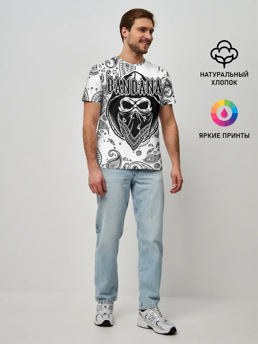 Мужская базовая футболка / BANDANA