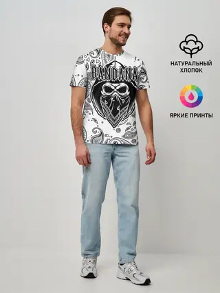 Мужская базовая футболка / BANDANA