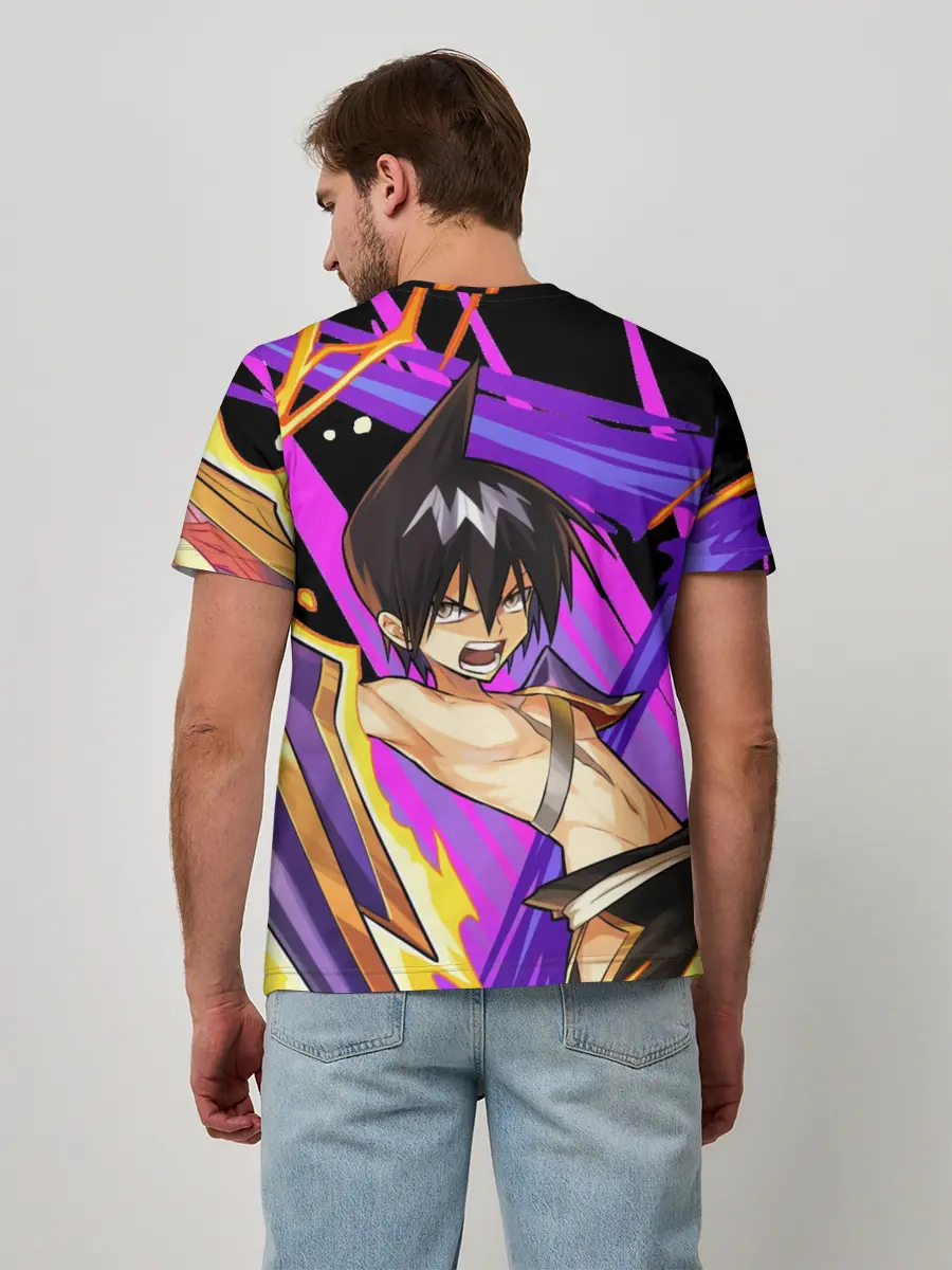 Мужская базовая футболка / Шаман Кинг