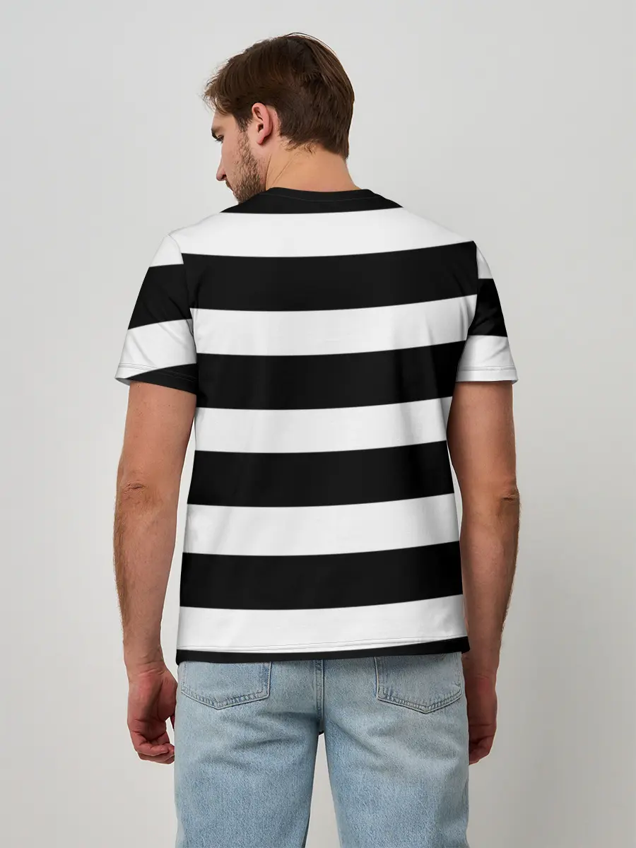 Мужская базовая футболка / Костюм заключенного