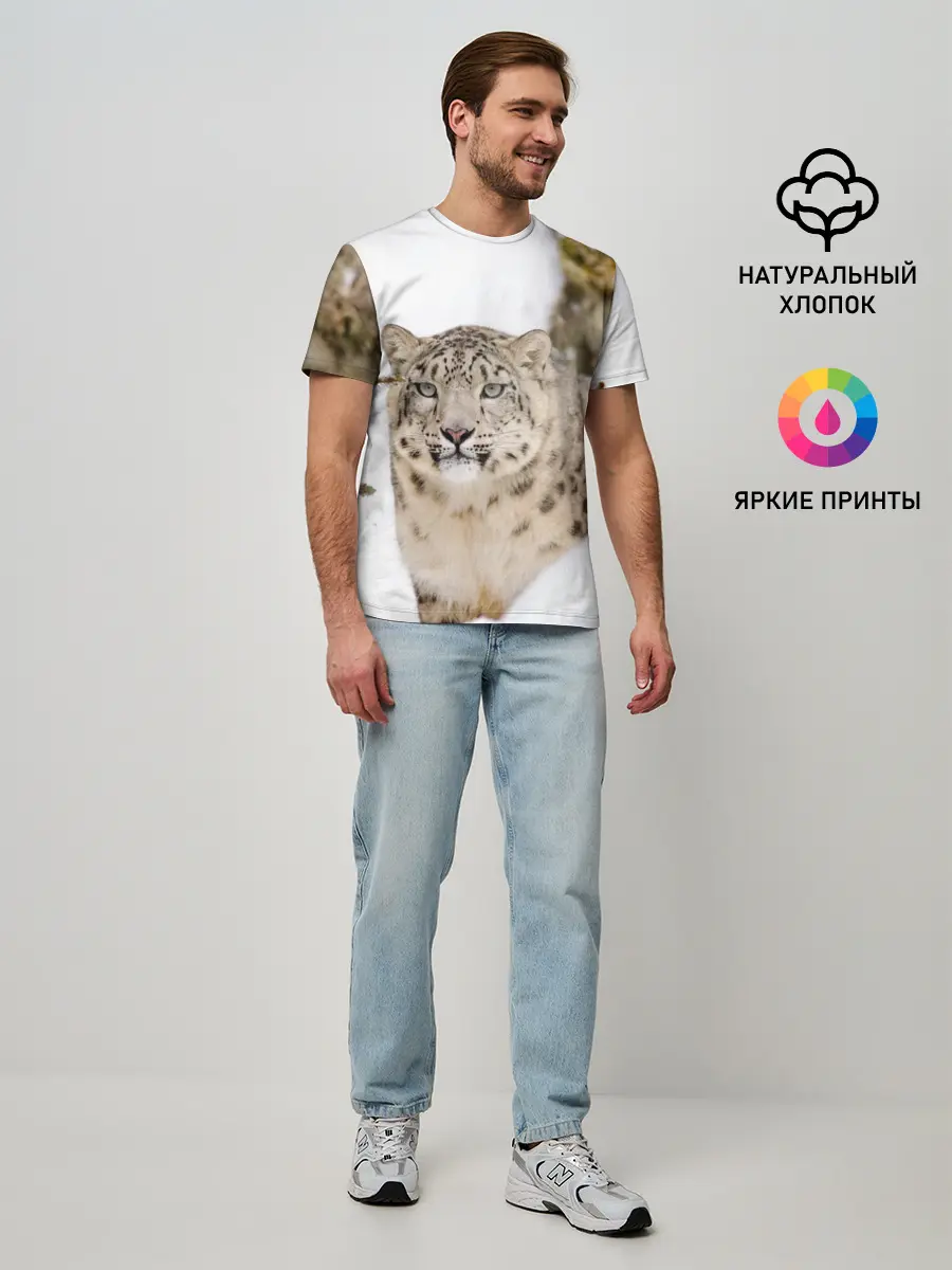 Мужская базовая футболка / Ирбис