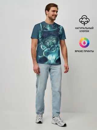 Мужская базовая футболка / Маска. Аниме