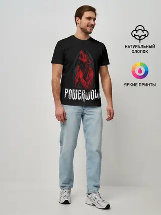 Мужская базовая футболка / POWERWOLF