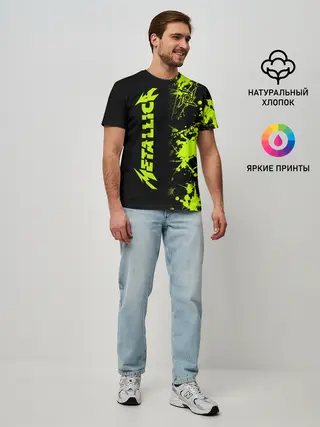 Мужская базовая футболка / Metallica
