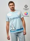 Мужская базовая футболка / ПАРУСНИКИ | SUMMER