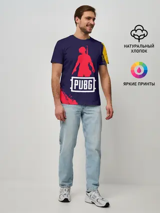 Мужская базовая футболка / PUBG / ПАБГ