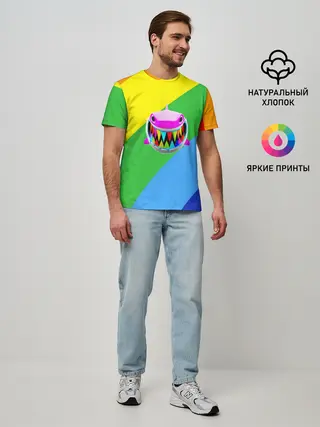 Мужская базовая футболка / 6ix9ine