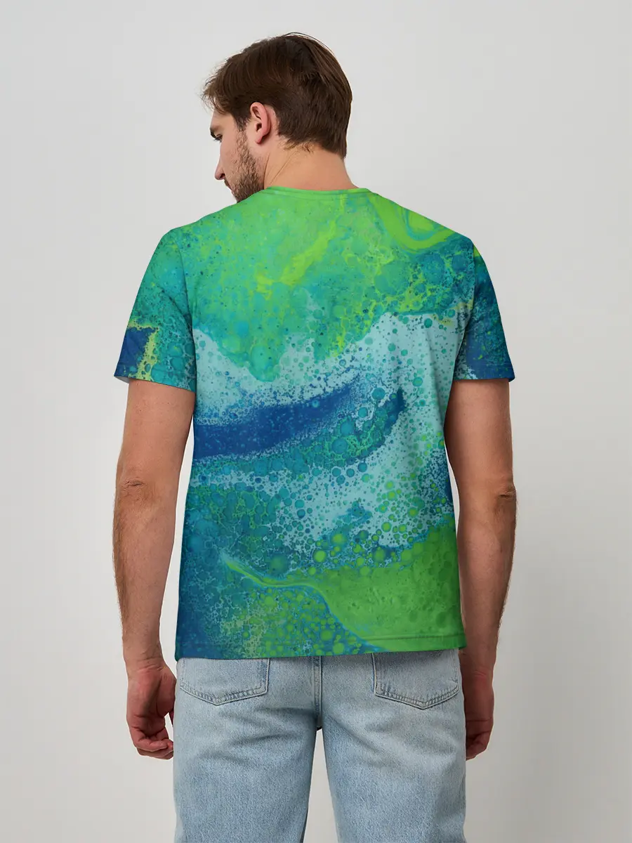 Мужская базовая футболка / Художественная Тина