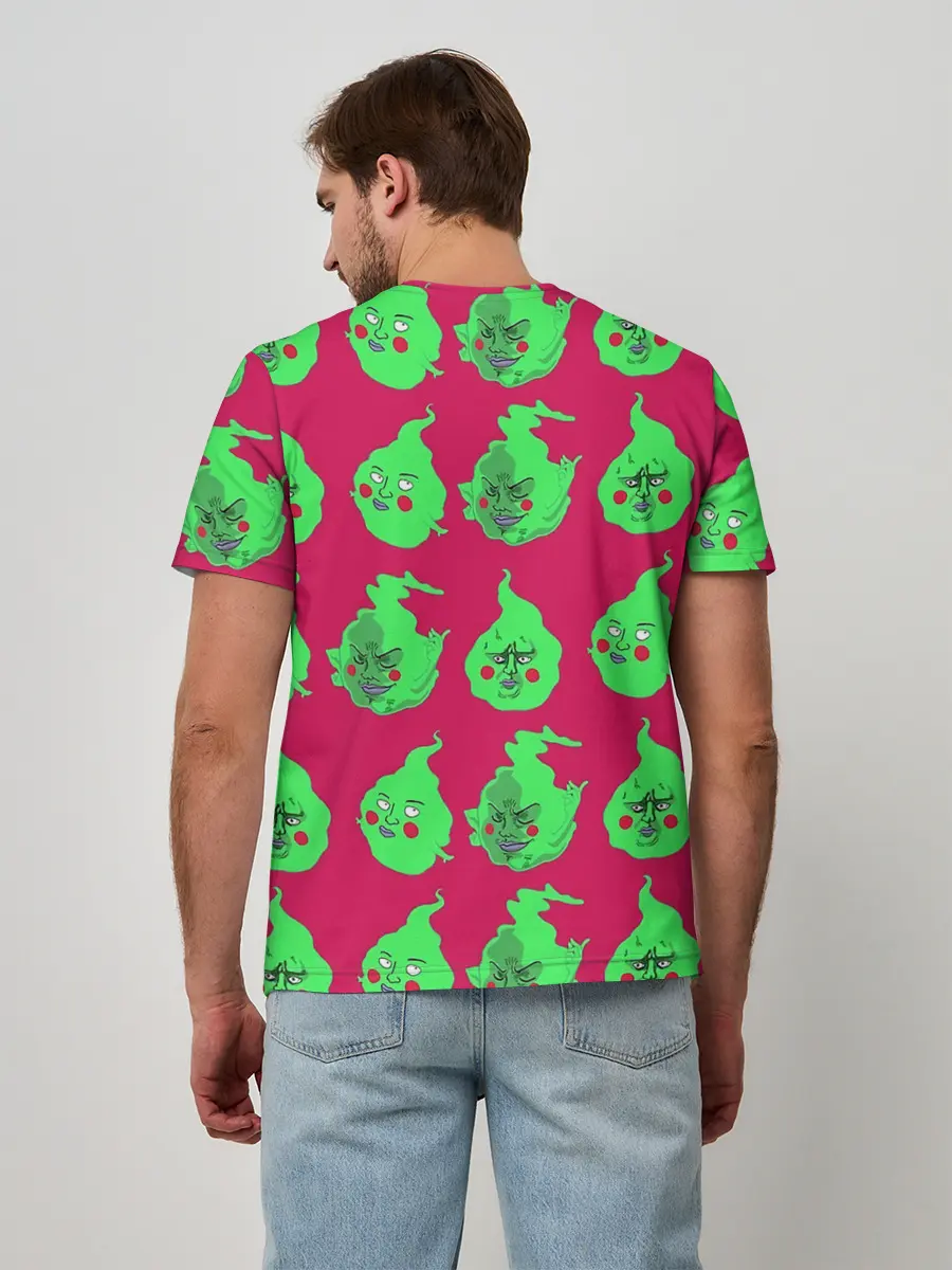 Мужская базовая футболка / Моб Психо 100