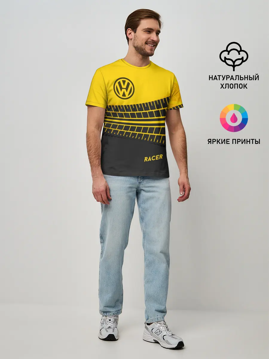 Мужская базовая футболка / Volkswagen