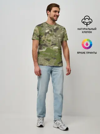 Мужская базовая футболка / CAMOUFLAGE