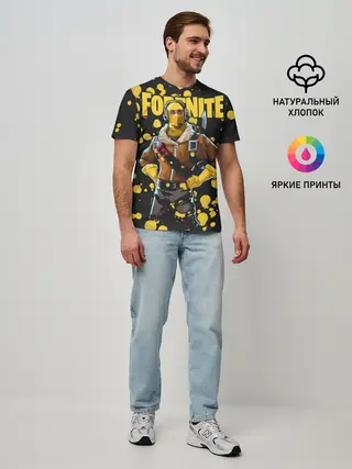Мужская базовая футболка / Fortnite