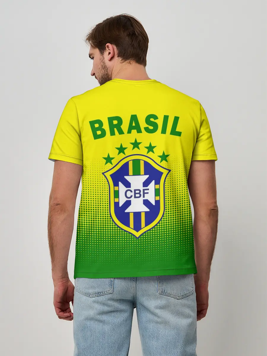 Мужская базовая футболка / Сборная Бразилии