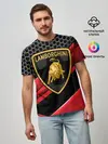 Мужская базовая футболка / Lamborghini