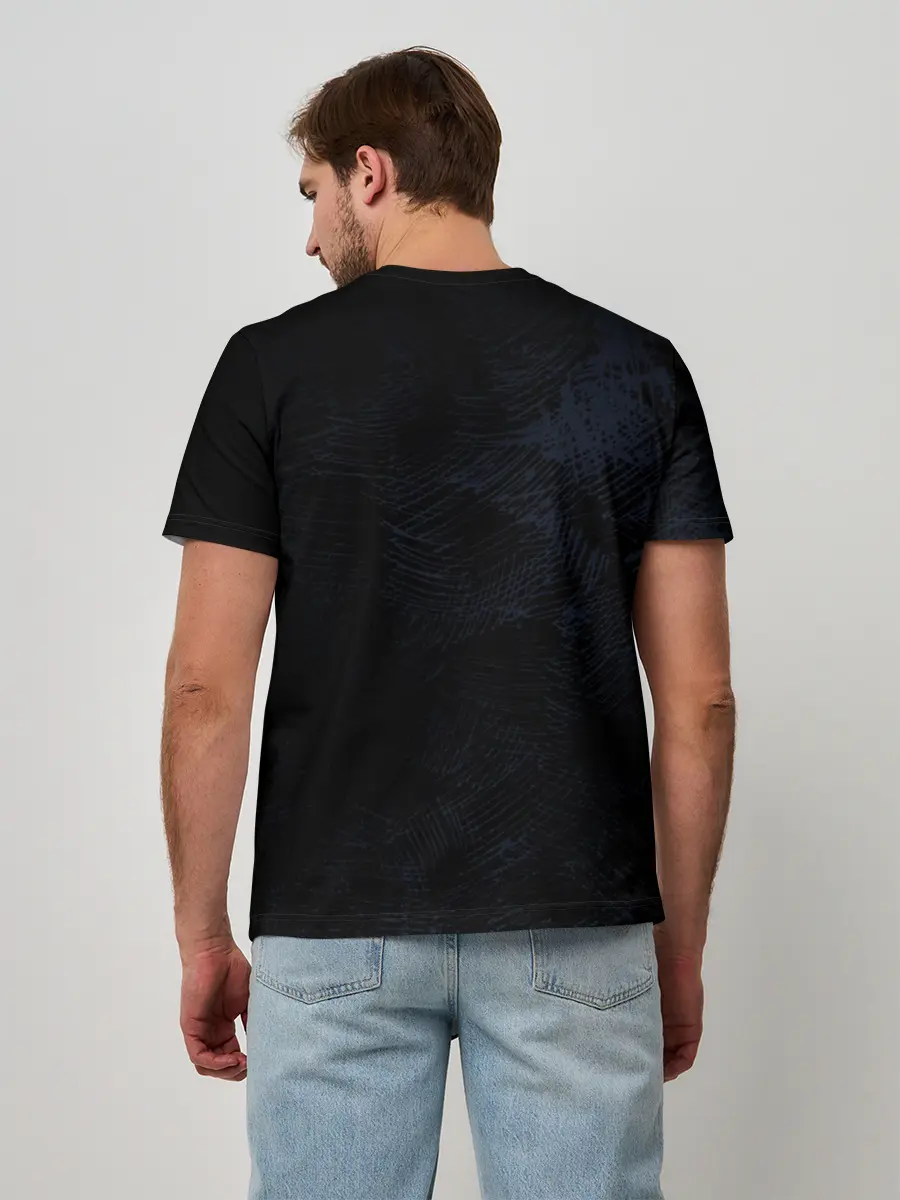 Мужская базовая футболка / Макишима из Психо паспорт