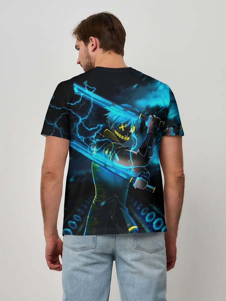 Мужская базовая футболка / NEON SAMURAI