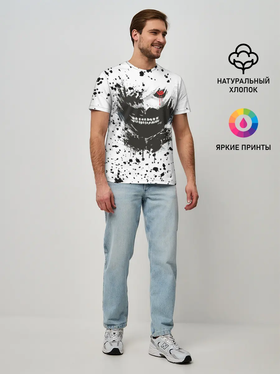 Мужская базовая футболка / Kaneki Ken