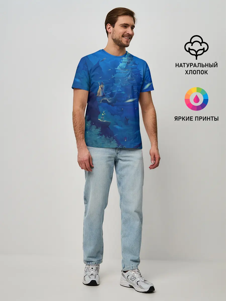 Мужская базовая футболка / Sekiro