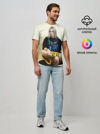 Мужская базовая футболка / Billie Eilish