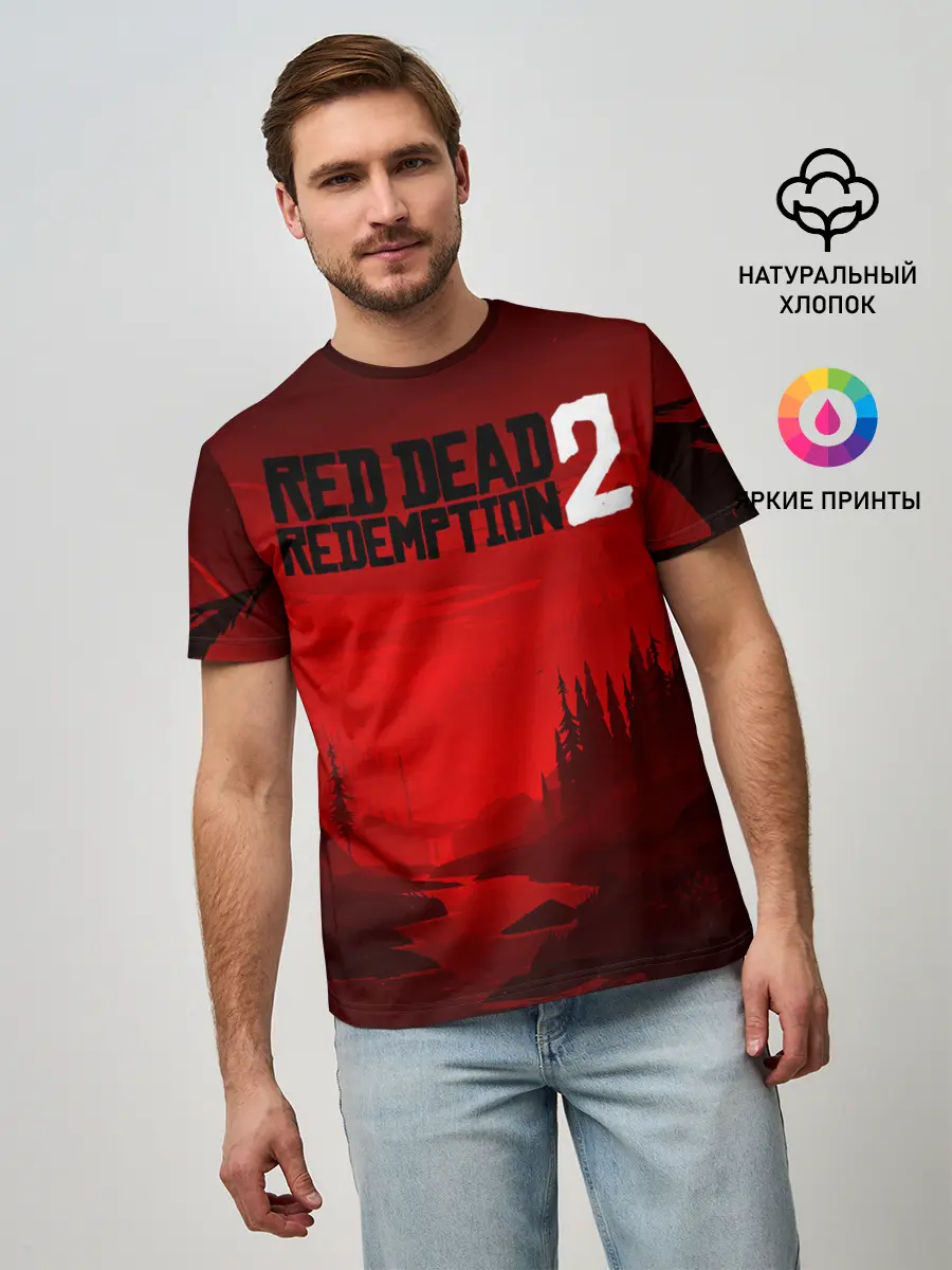 Мужская базовая футболка / Red Dead Redemption 2