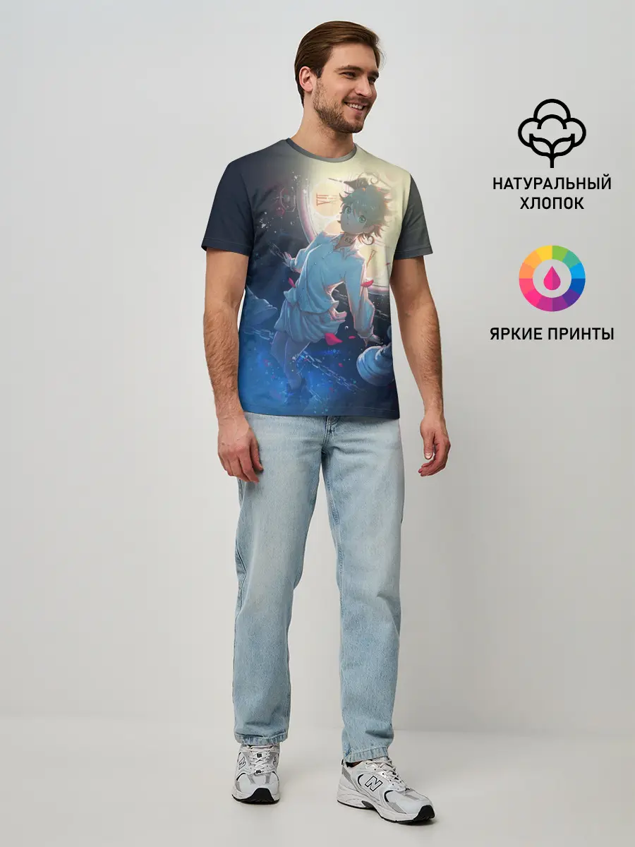 Мужская базовая футболка / Yakusoku no Neverland