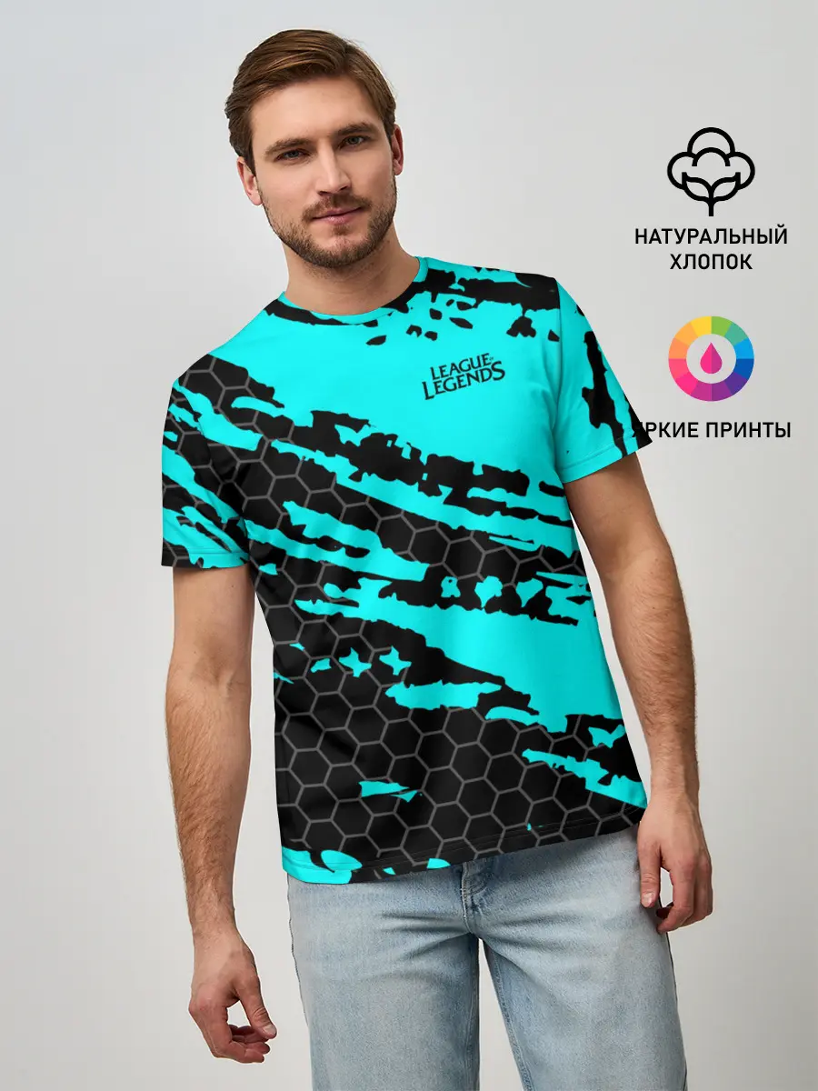 Мужская базовая футболка / League of Legends