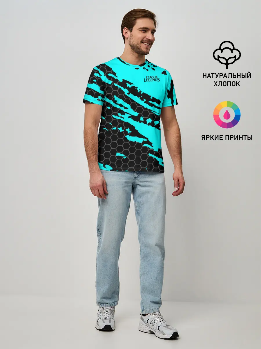 Мужская базовая футболка / League of Legends