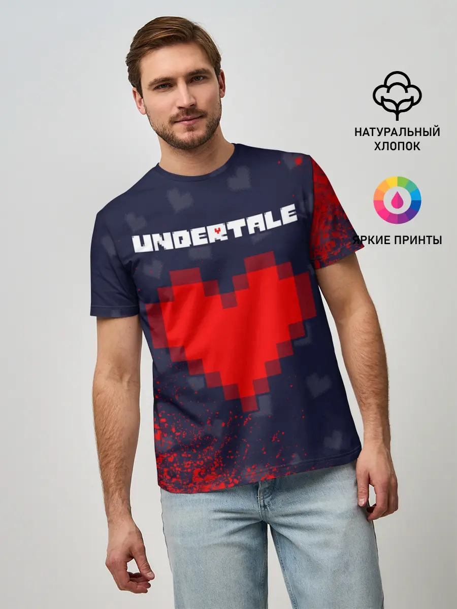 Мужская базовая футболка / UNDERTALE / АНДЕРТЕЙЛ