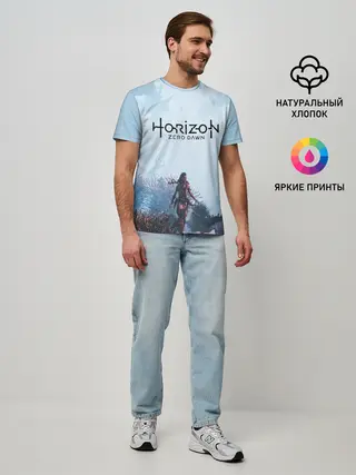 Мужская базовая футболка / Horizon Zero Dawn