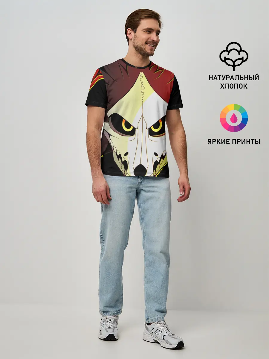 Мужская базовая футболка / Взгляд фурини