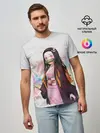 Мужская базовая футболка / Nezuko Kamado