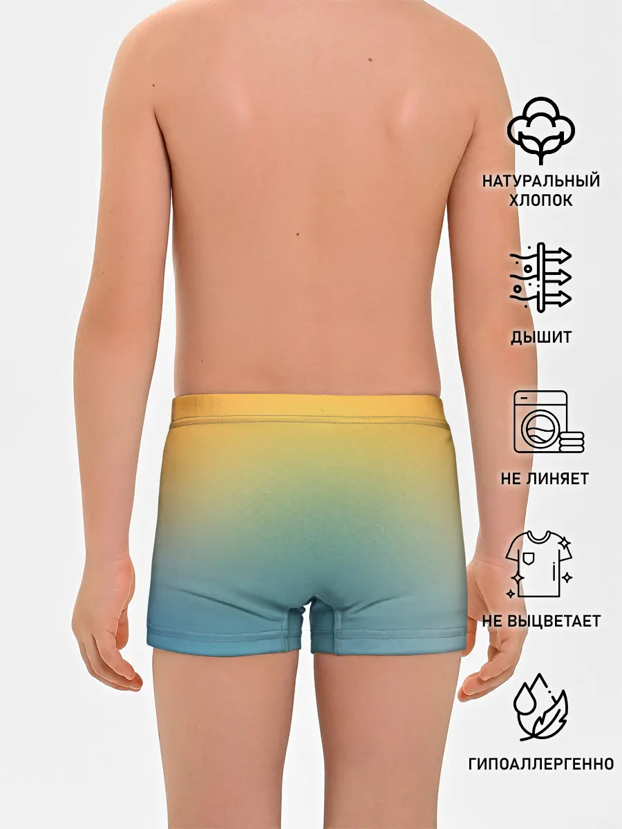 Трусы для мальчиков / Мягкий летний градиент