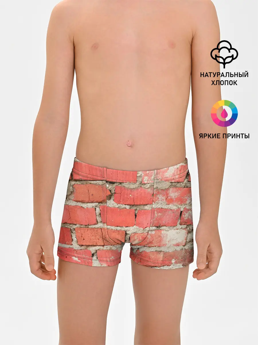 Трусы для мальчиков / Кирпичная стена
