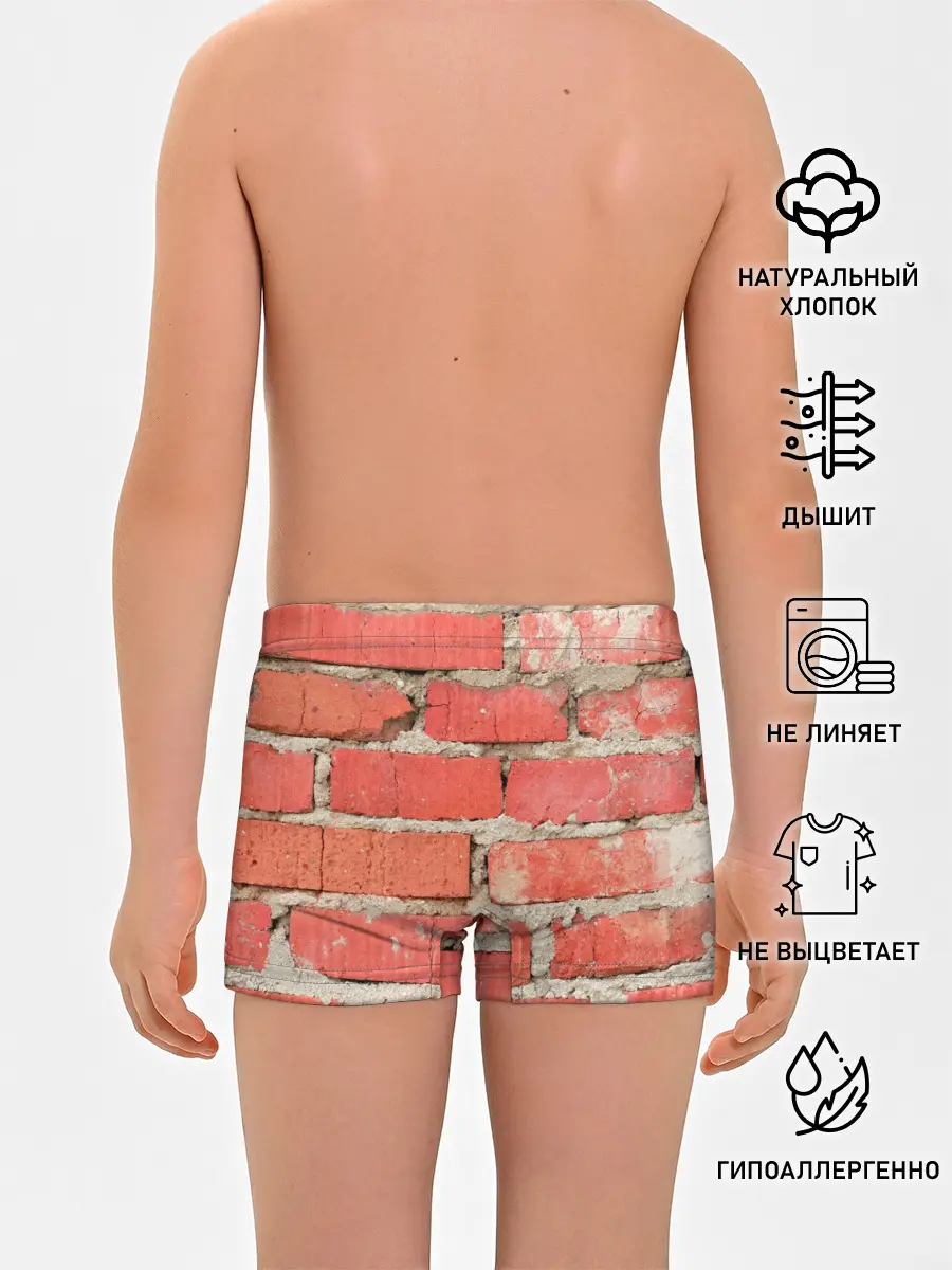 Трусы для мальчиков / Кирпичная стена