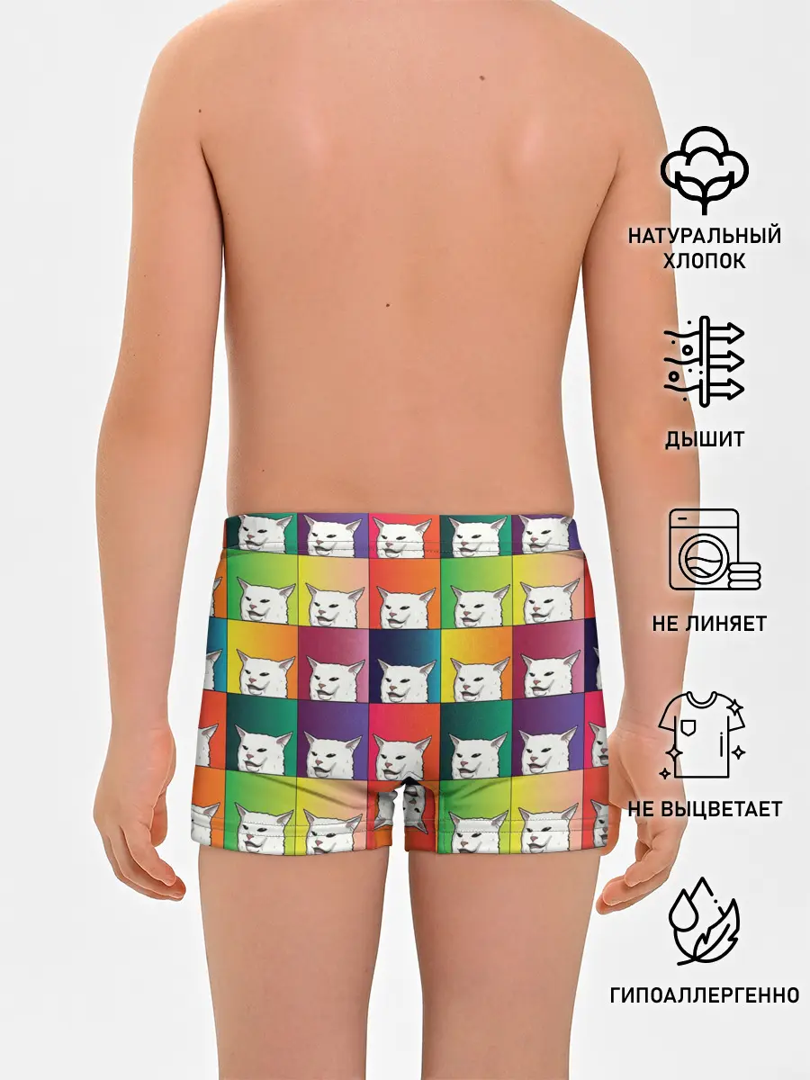 Трусы для мальчиков / Woman Yelling at Cat