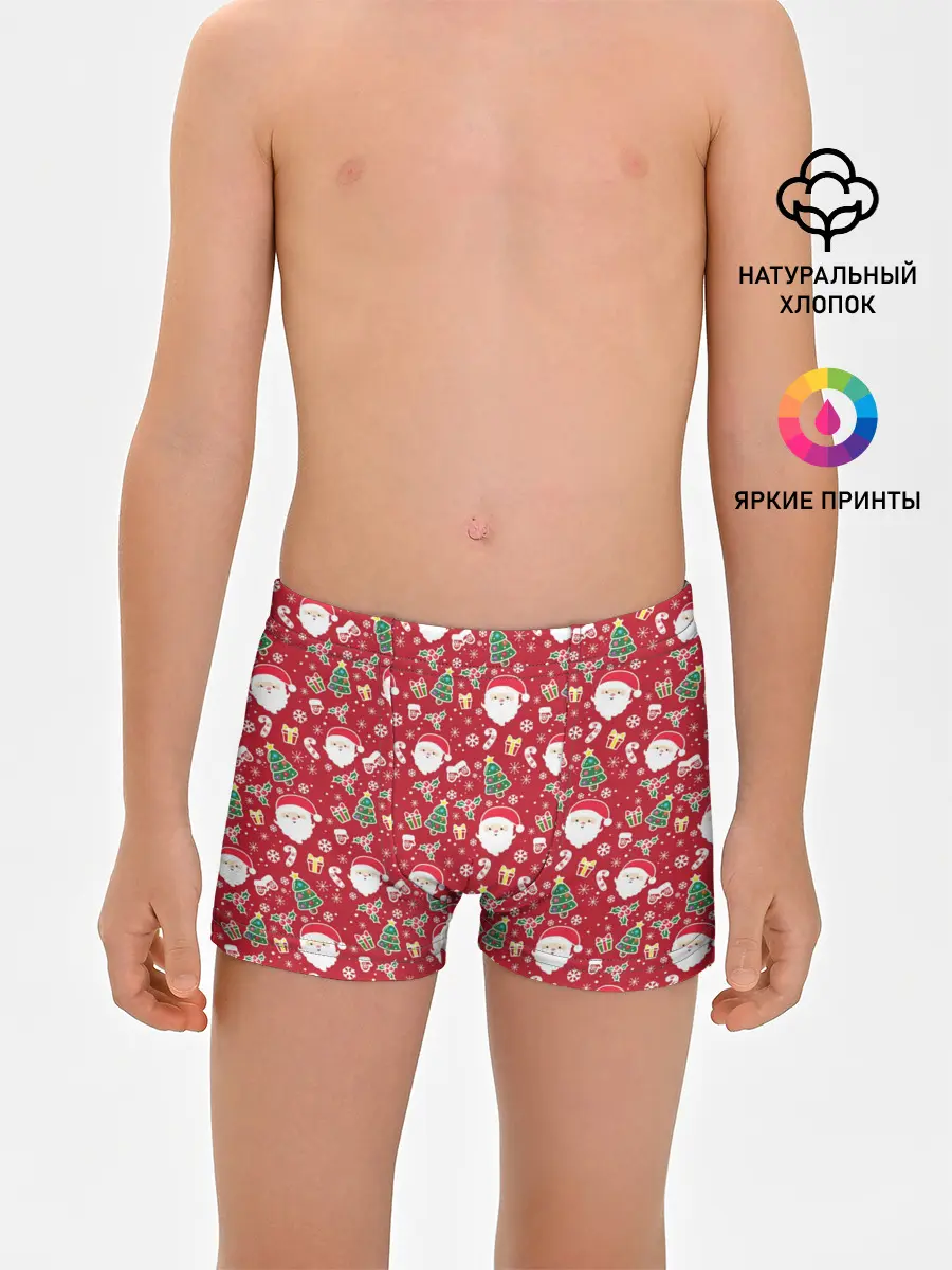 Трусы для мальчиков / Дед Мороз