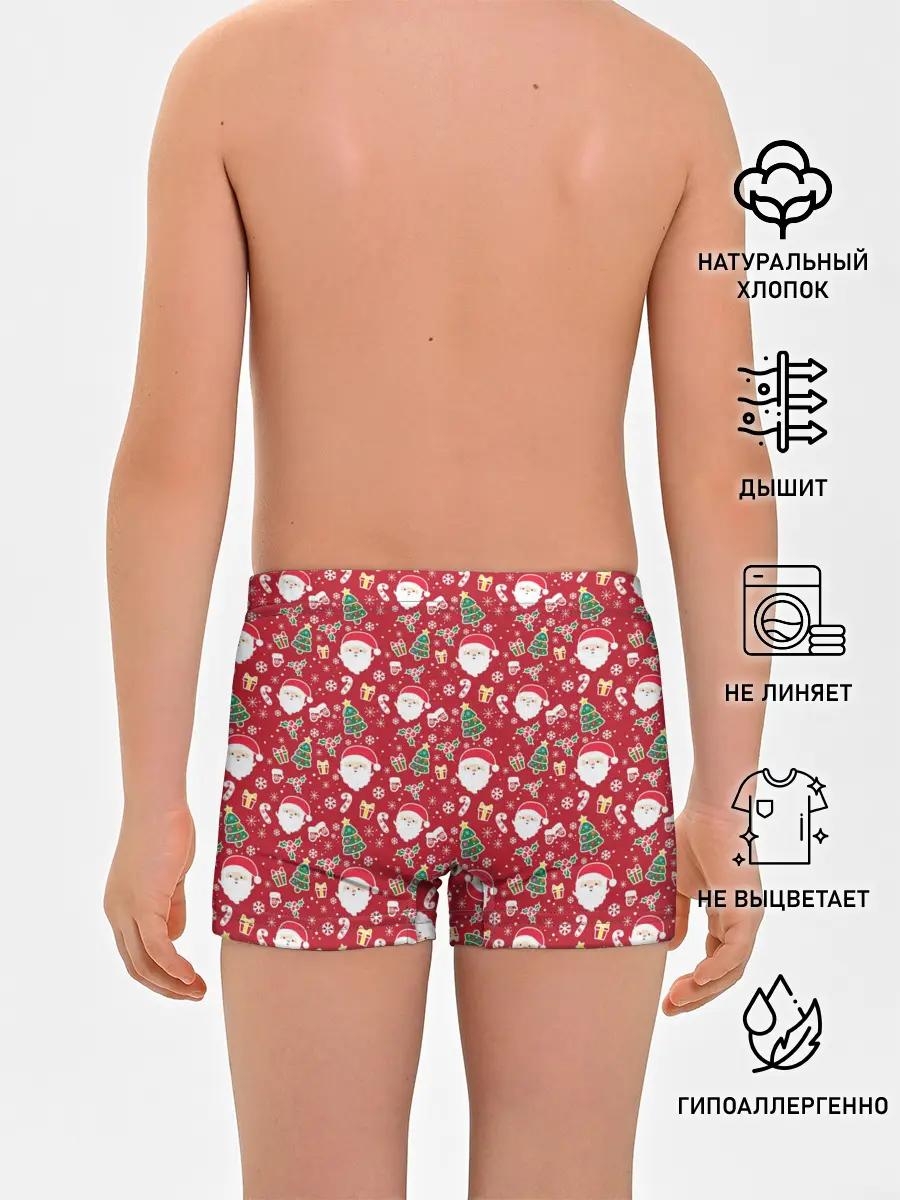 Трусы для мальчиков / Дед Мороз