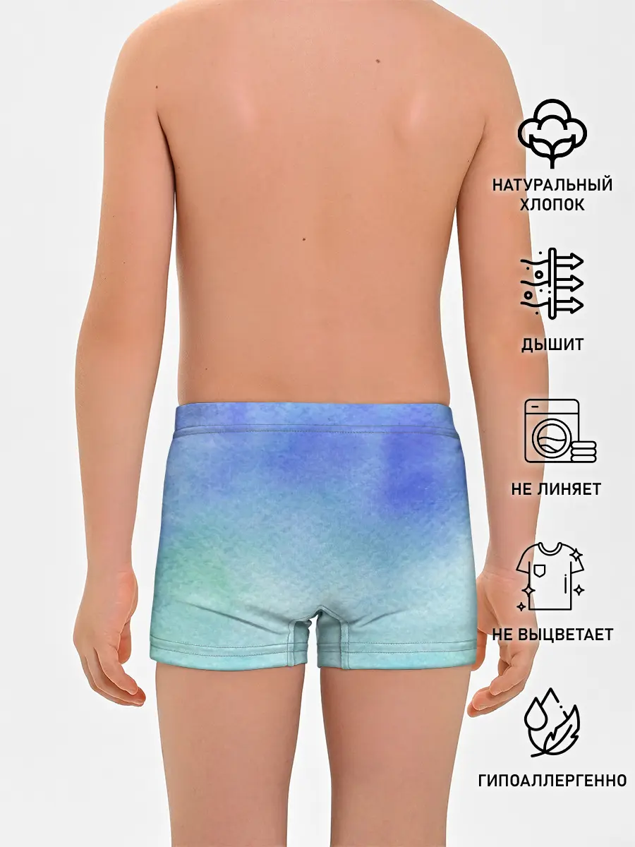 Трусы для мальчиков / Небесная синева