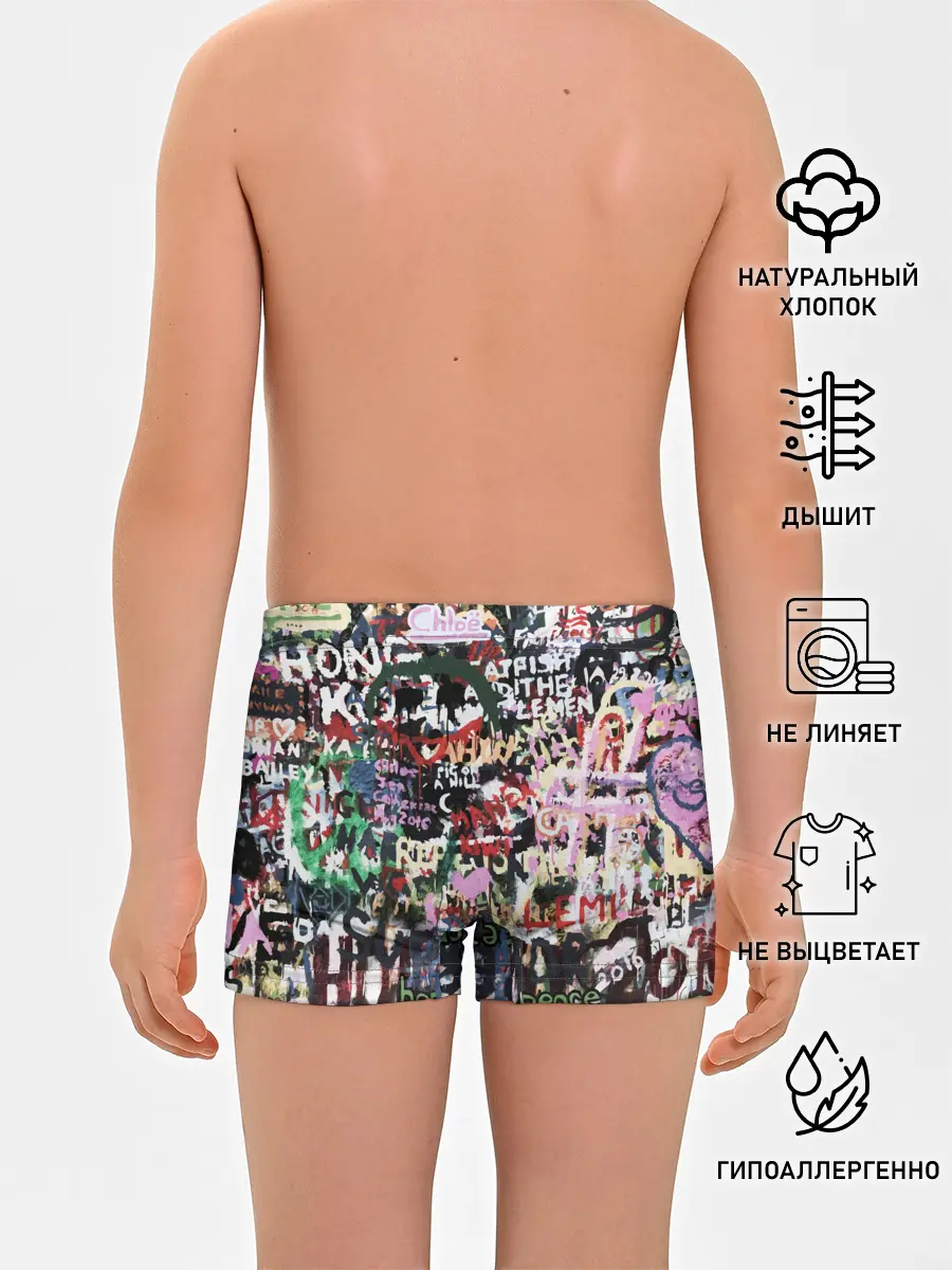 Трусы для мальчиков / Street graffiti