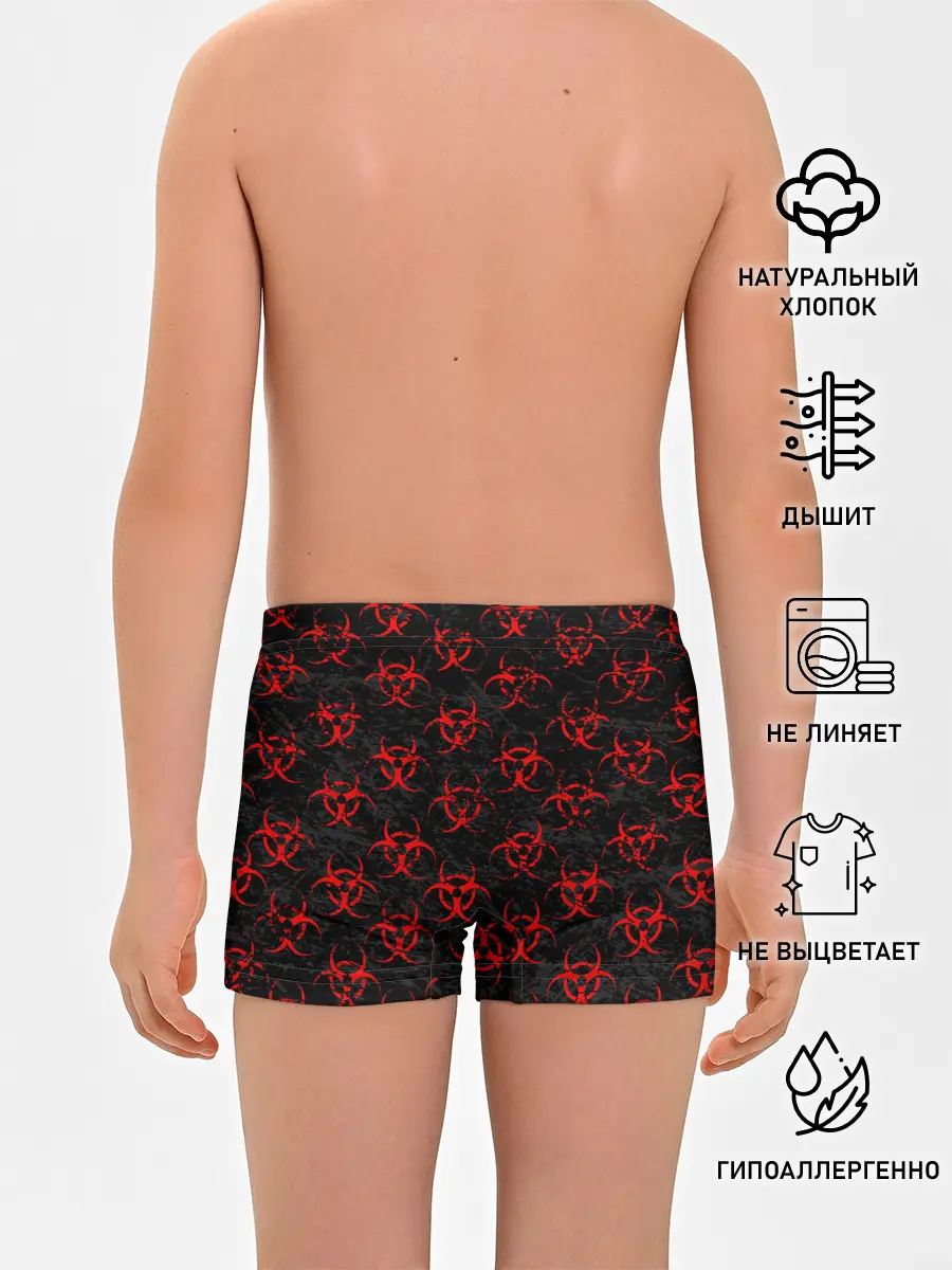 Трусы для мальчиков / RED BIOHAZARD