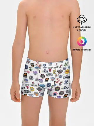Трусы для мальчиков / NBA Pattern | НБА Паттерн