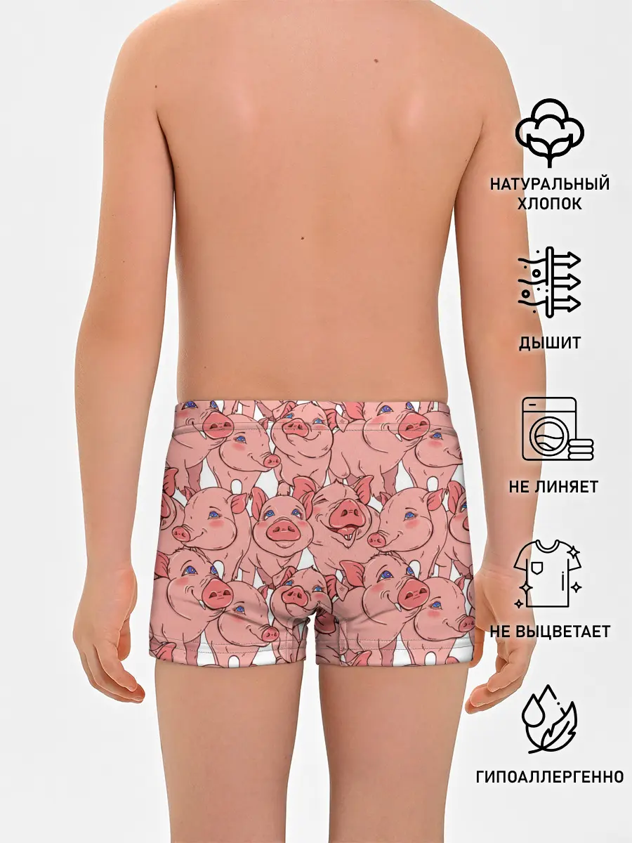 Трусы для мальчиков / Свиньи